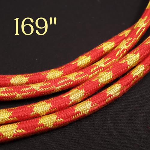 Needzo Red Cincture for Albs Liturgical Rope Belt for Priests, Deacons and Bishops, 169 Inches Long4
