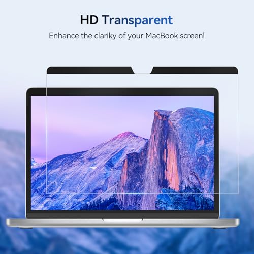 Image of Magnetic Anti Blue Light Screen Protector for MacBook Air 15 Inch (2023-2026, M2, M3, M4. M5), Removable MAC 15.3 inch Blue Light Filter , Bubble-Free Install , Eye Protection Glare Laptop Screen Protector