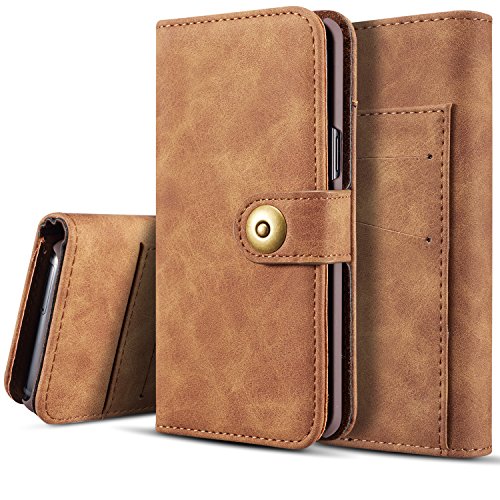 Galaxy S7 Wallet Case, SAVYOU S7 Detachable Magnetic Wallet Folio Flip Leather Card