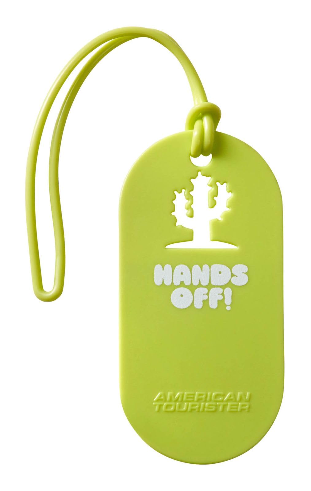 American Tourister Luggage Tags - for suitcases and Bags, with Print and Address Card, Set of 2 - Hands Off