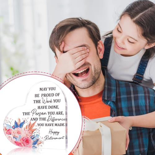 Heart-Shaped Retirement Gift Plaque for Women and Colleagues - Image 7