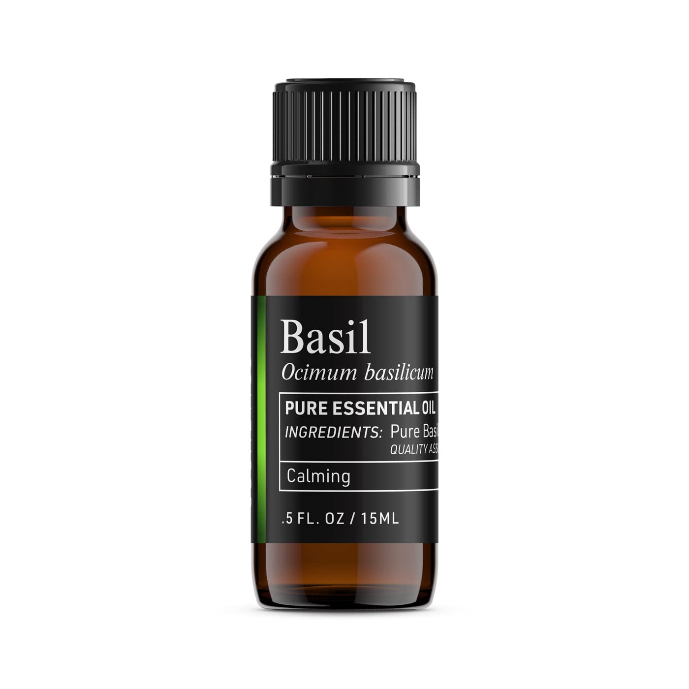 Lisse 100% Pure Basil Essential Oil - Batch Tested & Third Party Verified - Premium Quality You Can Trust (0.5 Fl Oz)