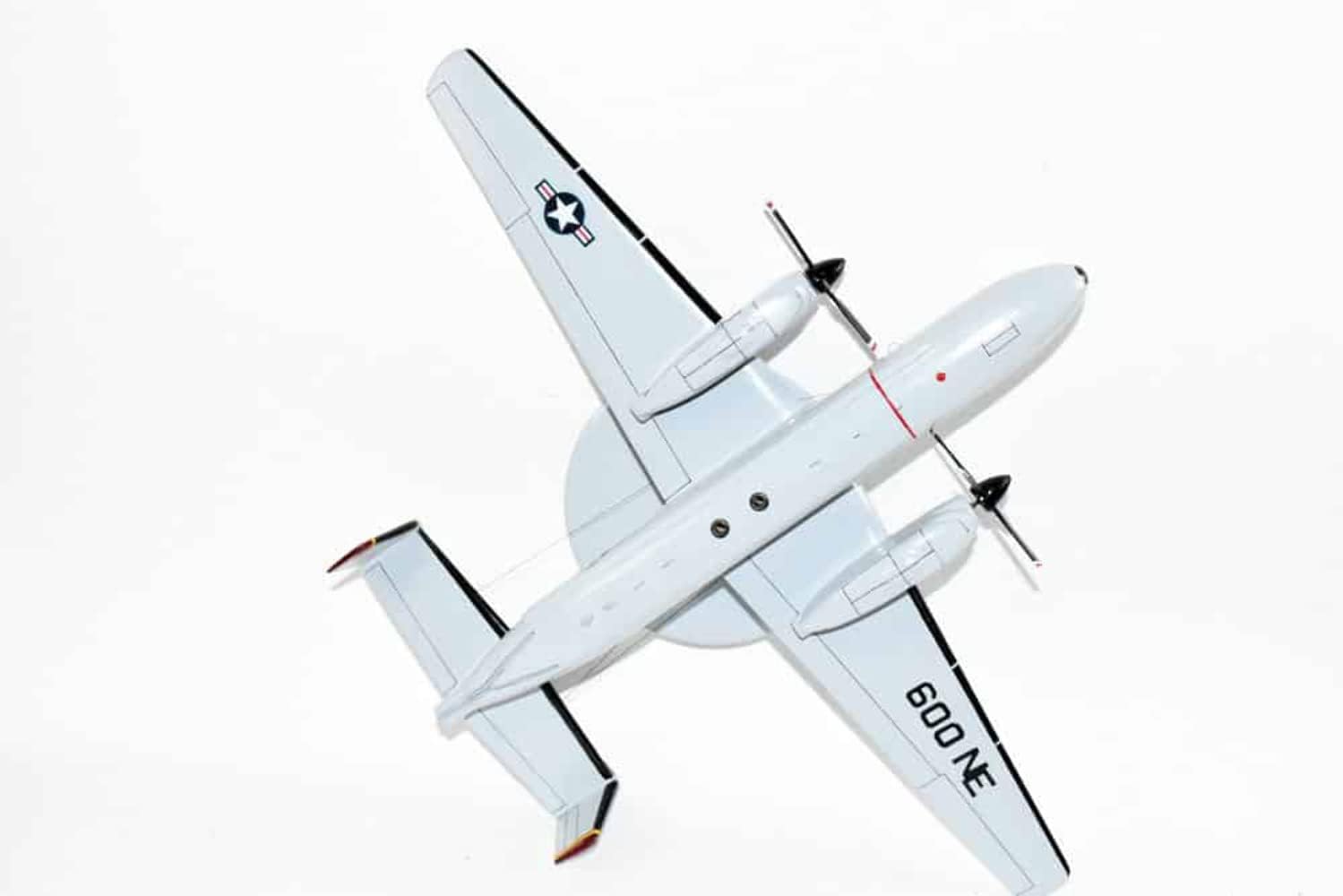 VAW-116 Sun Kings E-2c Model, Navy, 1/54 (18" Wingspan), Mahogany