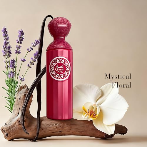 Image of AFLUXE Qissah Pink Women's Perfume 3.4 Fl. Oz Eau De Parfum, Refreshing Sweet Floral & Fruity Scents, Long Lasting Classic Feminine Fragrance