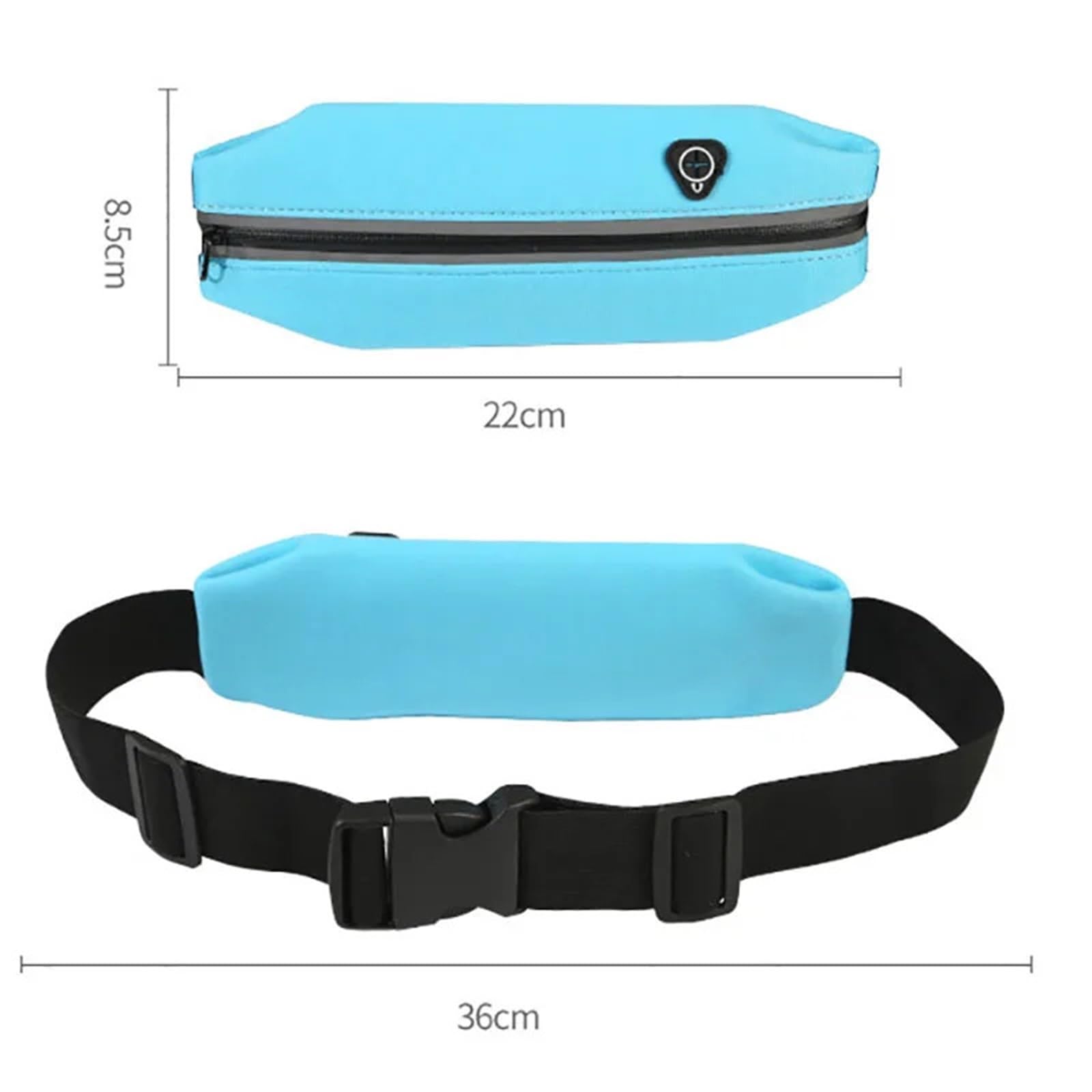 Laufen Radfahren Tasche Taille Gürtel wasserdichte Sport Fanny Pack Frauen Handy Fall Männer Gym Einstellbare Jogging Für Running(Orange)