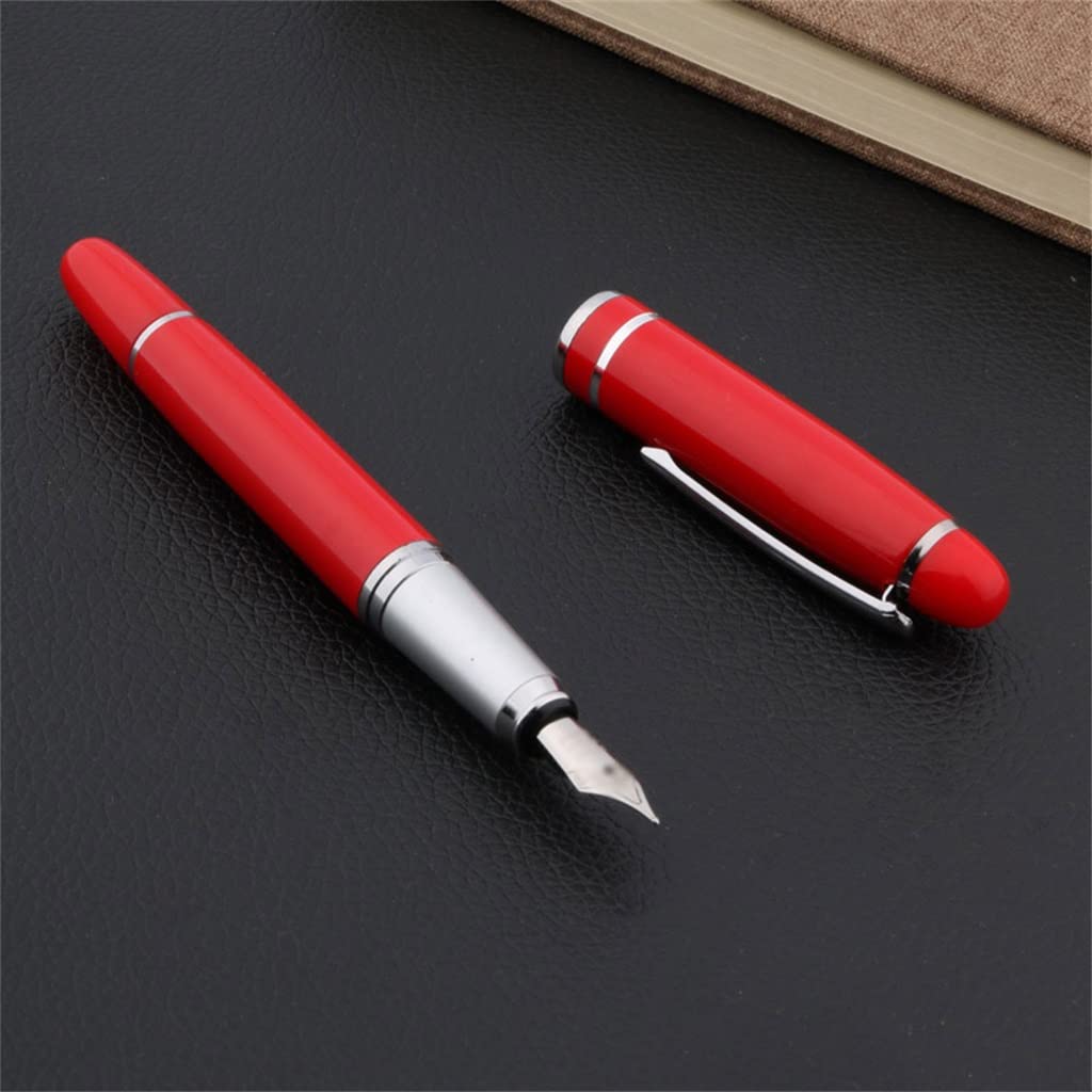 Stylo plume chinois rouge M pour affaires, bureau, fournitures scolaires d'écriture