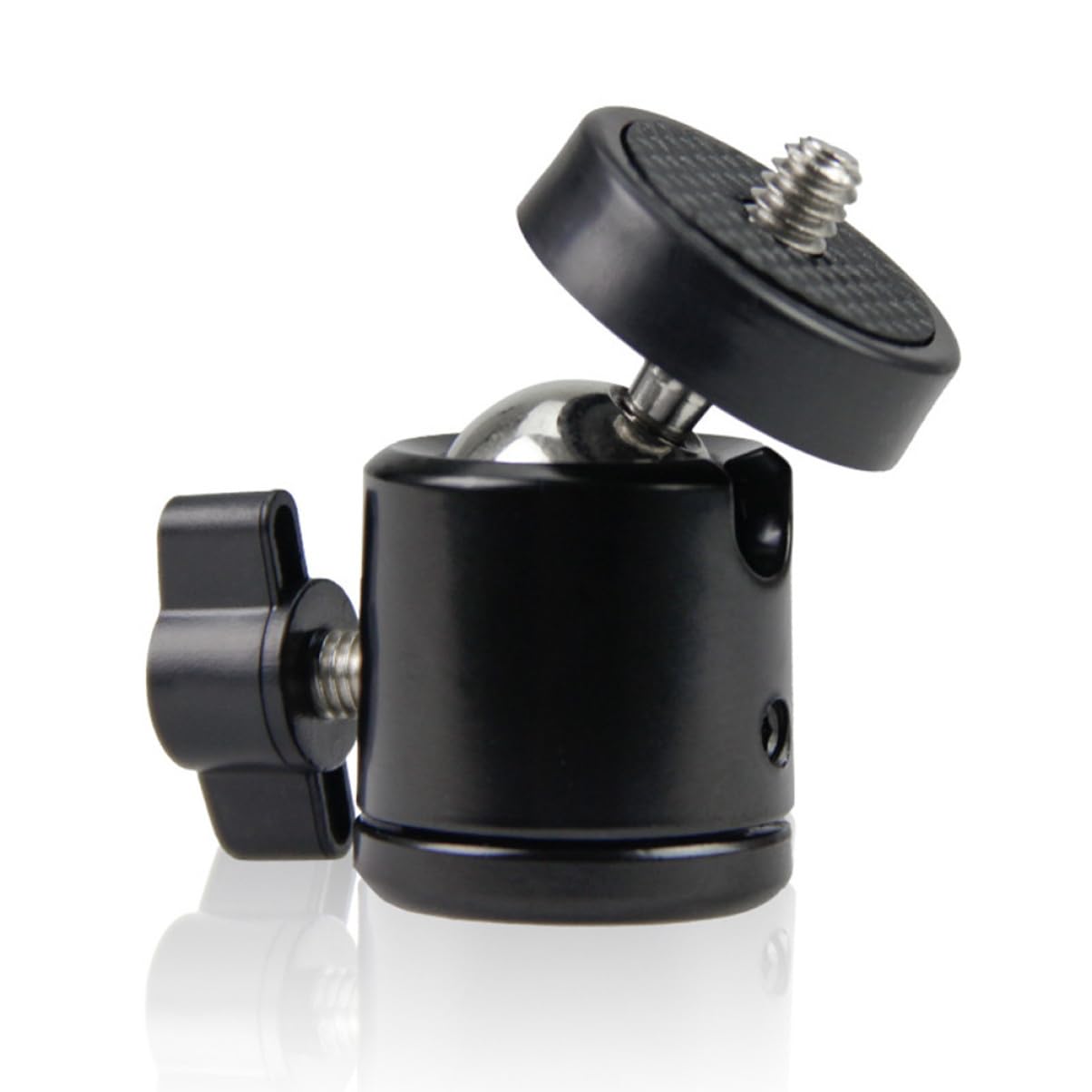 BRIGHTFUFU 2pcs Panoramic Scale Damping Slide Platform 360 Degree Tripod Adapter Ball Head Low-Profile Ball Head 360 Degree Tripod Adapter Head 360 Degree Rotatable Tripod Head Sphere Stand