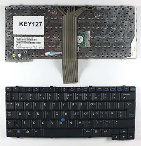 Keyboards4Laptops Royaume-Uni avec Aiguille Noire Clavier pour Tablette de Remplacement Compatible avec HP Tablet PC TC4200
