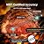 HOPEPOP Bluetooth Wireless Meat Thermometer Digital - NIST Certified Accuracy, Food Thermometer for Cooking with Standalone Base & App Control, 2 Meat Probes for Grill BBQ Smoker Oven (Orange)