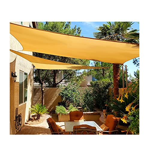 Voile d'ombrage rectangulaire en tissu Oxford imperméable 2x3m et 4x5m pour jardin et terrasse