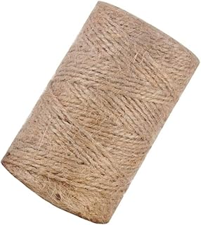 VILLFUL 1 Roll Braided Cotton Rope Colored Twine Natural Twine Hand Jewelry Garden Twine Jute Packing String Packing String Twine Craft Twine Twine for Crafts Twine Rope Natural Jute Heavy