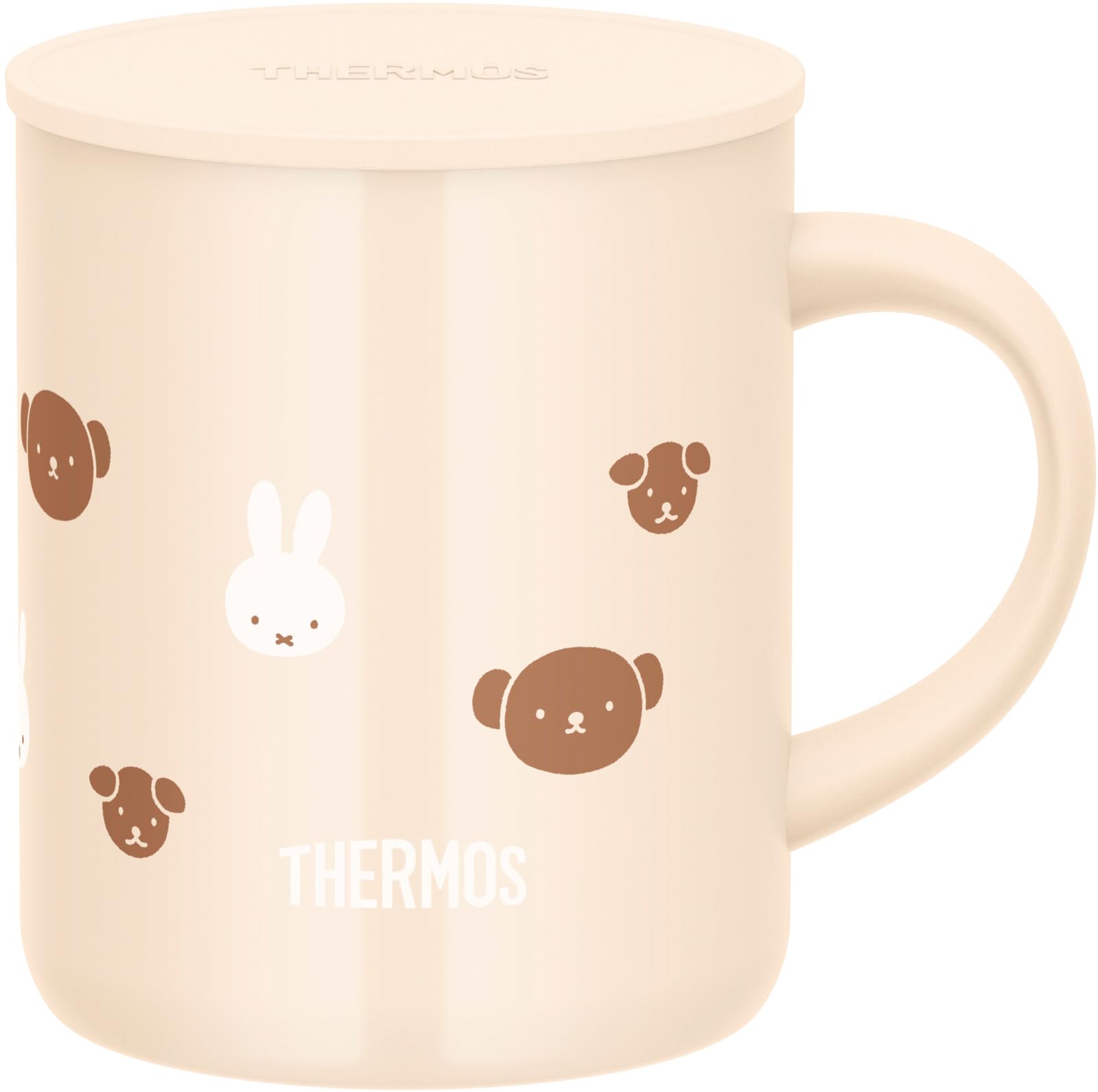 Amazon｜サーモス 真空断熱マグカップ 350ml ミッフィー アイボリー