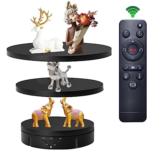 Espositore Rotante Motorizzato A 360° - Giradischi Con Specchio Per Gioielli, Orologi E Fotografia - Foto 11