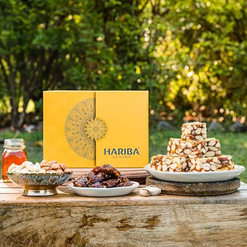 Image of Hariba Dryfruit Punch Premium Dates, Honey, Gir Cow Ghee, Cashews, Almonds & Pistachios |100% Natural, Healthy Sweet for Special Occasions, Fasting, Diets & Desserts | Freshly Made & Nutritious (500g)
