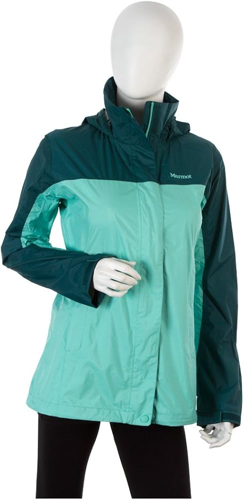 MARMOT Women's Pre-cip Lightweight Waterproof Rain Jackets Celtic/Deep Teal X-Small