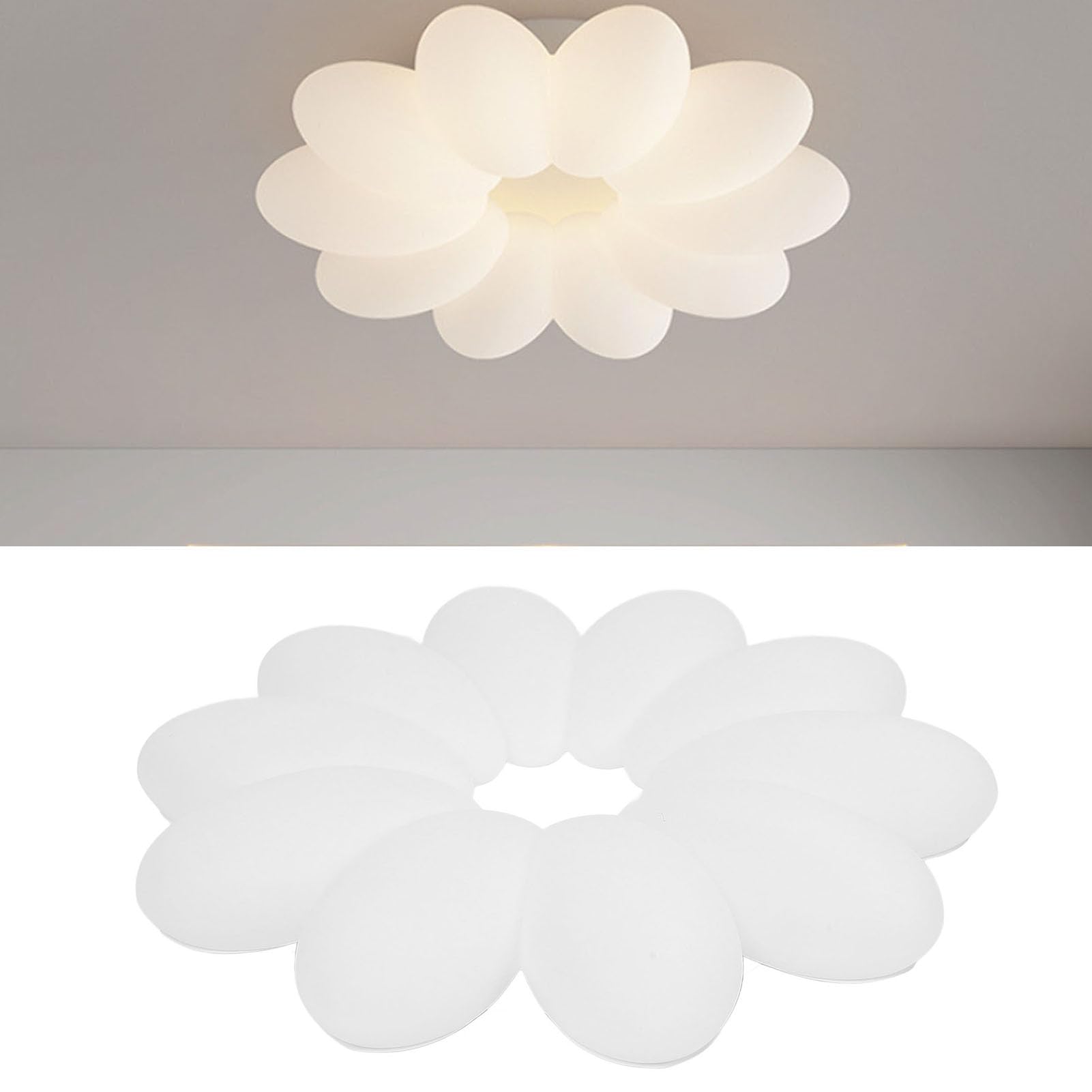 Generic Sufitowa LED do Montażu Podtynkowego, Nowoczesny Design, możliwość Przyciemniania, z Pilotem do Salonu, Sypialni, Ciepłe Białe i Neutralne światło