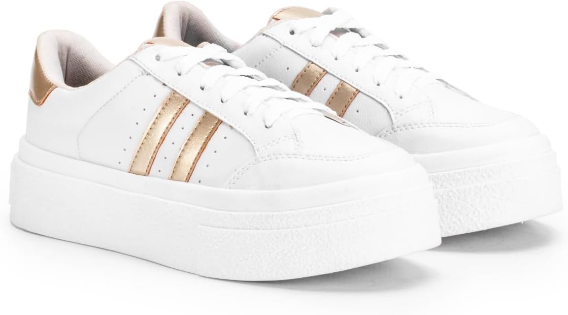 Tenis Feminino Sapatenis Sola Alta Listras Casual Original em promoção! Veja a oferta e mais achadinhos de Tênis Hoje é o melhor dia para comprar Tenis Feminino Sapatenis Sola Alta Listras Casual Original com aquele preço maroto! Promoção! Aproveite a oferta!