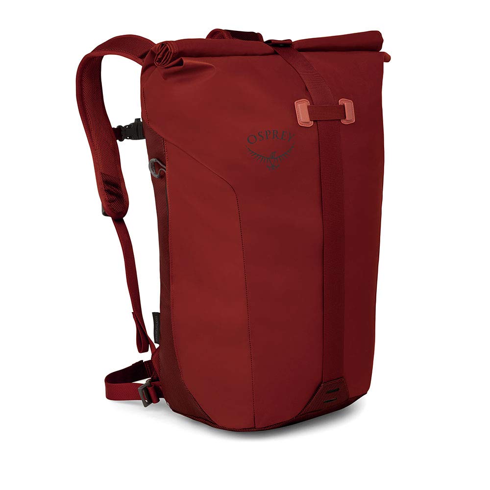 Osprey Transporter Roll Top Laptop Backpack Ruffian Red | amzdealz