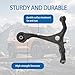 K640289 K640290 Front Lower Suspension kit Left and Right Side Control Arm Assembly Fit for Honda Accord 2003 2004 2005 2006 2007, Fit for Acura TSX 2004-2008, OE Replacement, 2PCS.
