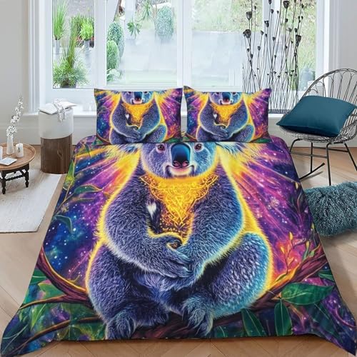 Housse de couette enfant facile à laver avec fermeture éclair pour lit king size