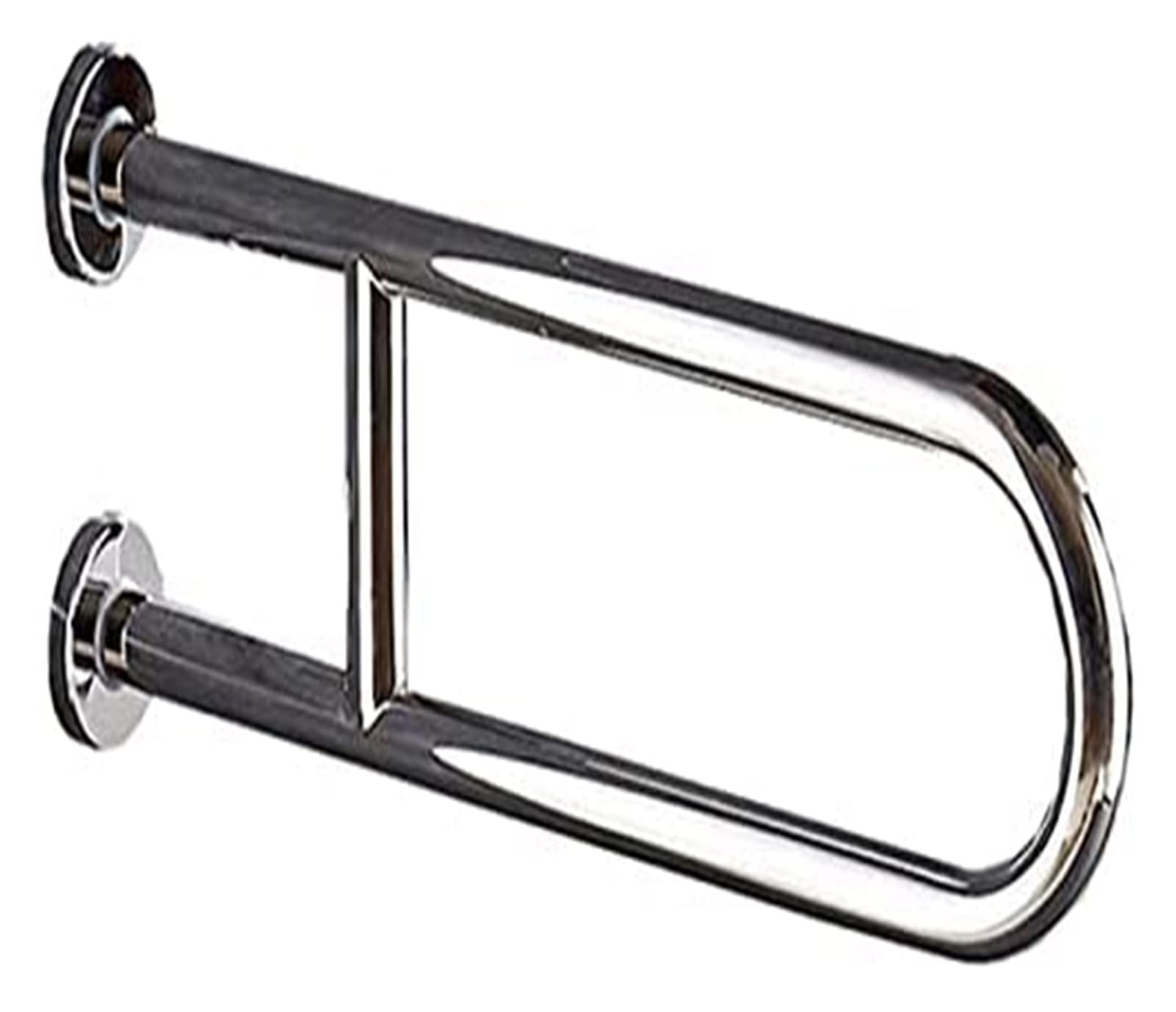 pasamanos pasamanos para baño Barras de apoyo Barra de apoyo de acero inoxidable en forma de U, barra de apoyo for baño de cromo pulido, riel de soporte montado en la pared, asistencia for inodoro for