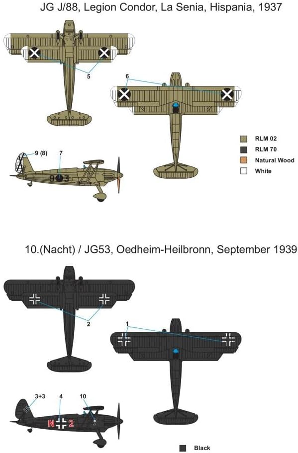 MDR14430 1/144 Arado Ar 68E Aircraft Model kit