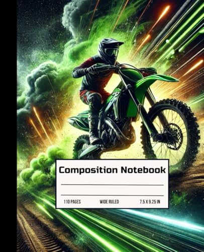 Composition Notebook Extreme Sports: Dirt Bike Motocross Writing Journal |