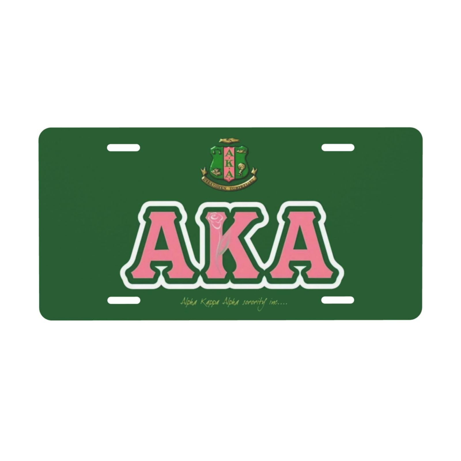 6 x 12 Inch Aluminum Front License Plate, Universal Vanity Tag for Cars, Trucks & SUVs, 4 Pre-Drilled Holes, Quick Install