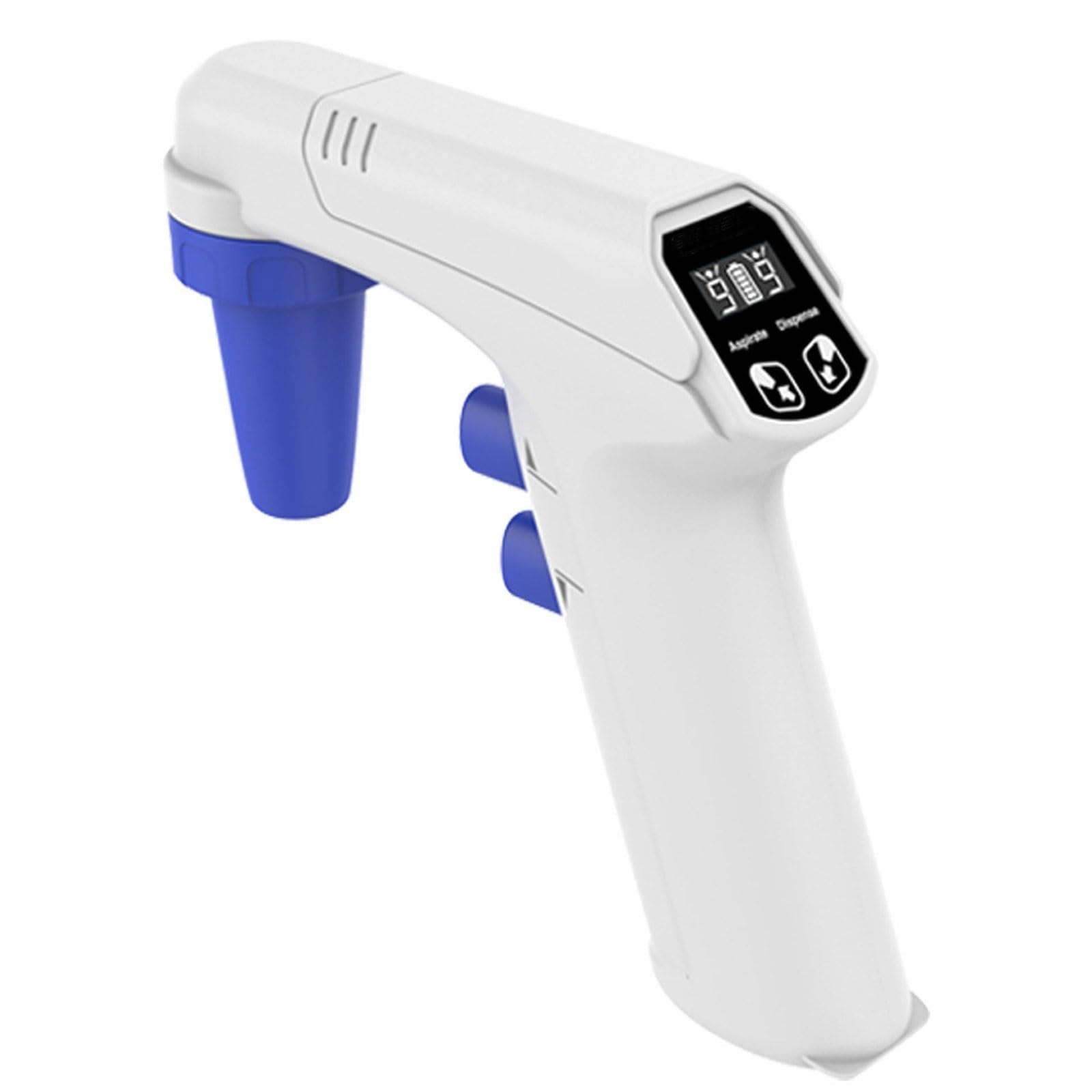 Elektryczny kontroler pipet, zmotoryzowany wypełniacz do pipet 0,1–200 ml | Cyfrowy wyświetlacz LCD, Pipetor z możliwością ładowania, Regulowana prędkość, Podwójne tryby drenażu, Do laboratoryjnego