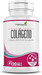 Colageno Hidrolisado 100% Puro 300mg 120 Cápsulas Melcoprol