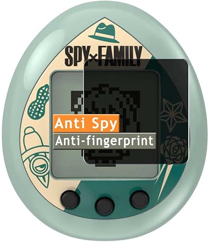 Vaxson Protector de pantalla de privacidad compatible con SPY FAMILY TAMAGOTCHI - Protector de película antiespía Vidrio templado