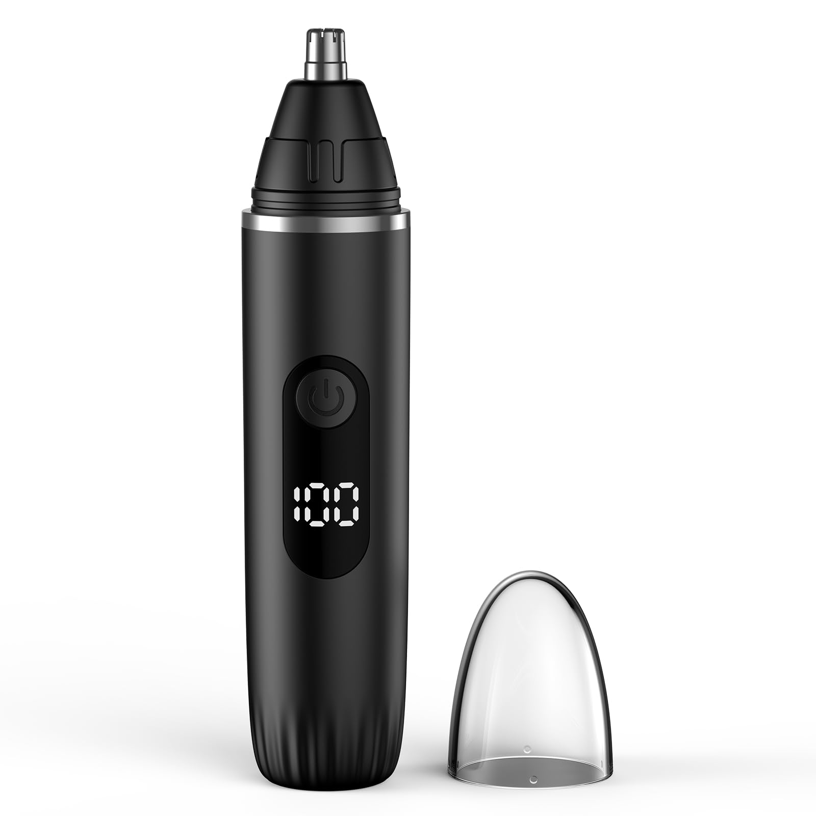 Nose Hair Trimmer Professional Painless Eyebrow Trimmer Powerful Motor and Edge Blades for Smoother Cutting (Black)