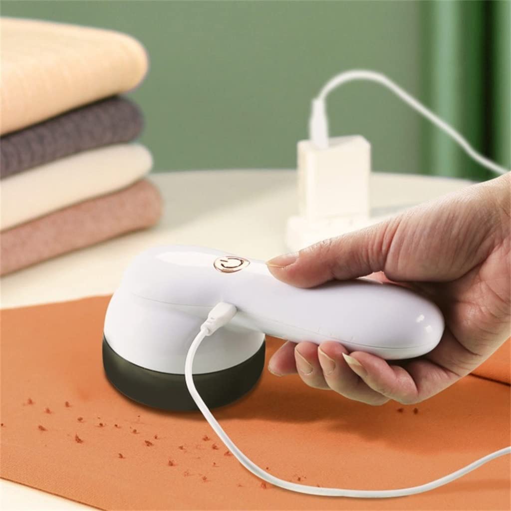Máquina de Afeitar de Tela portátil Removedor de Pelusa eléctrico Suéter Defuzzer Fuzz Pellet Trimmer para Ropa Sofá (Color: Wit, Tamaño: 18 * 8 cm) (Wit 18 * 8 cm)