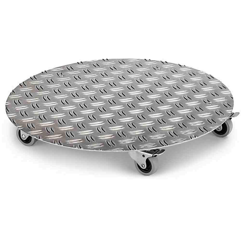 Siena Garden Chariot à Plantes Rond en Aluminium 30 cm