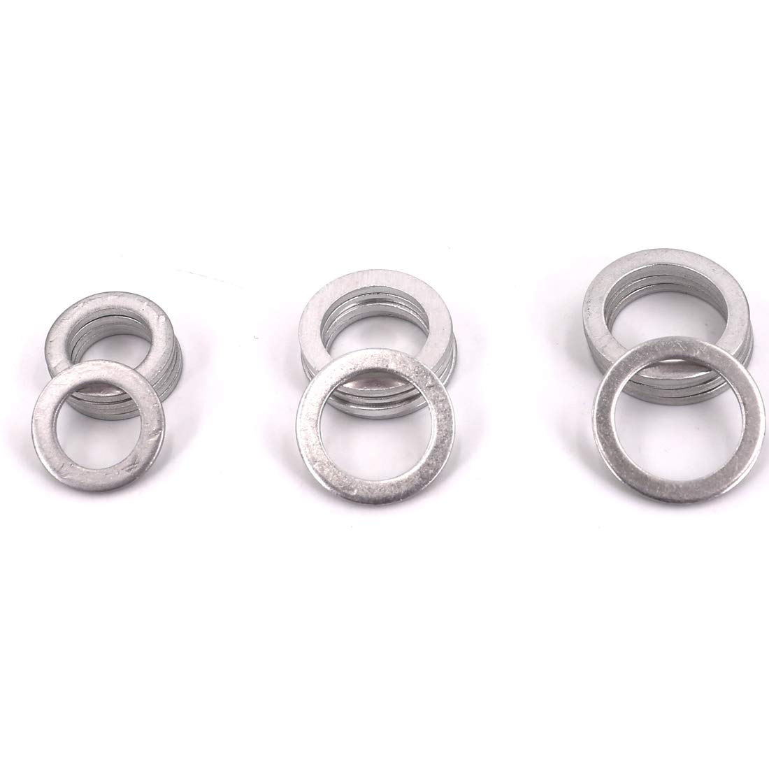 UTSAUTO Oil Crush Washers/Drain Plug Gaskets 15 Packs Replacement for Part # 94109-20000, 94109-14000, 90471-PX4-000 for Honda Accord Acura Civic Ridgeline Odyssey CRV CR-V Pilot Fit Element