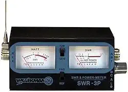 Workman Publishing - Medidor de Energia para Rádio CB 100 Watts - Dois Metros - Trabalhador SWR3P - Preto - Profissional de Comunicação por Rádio