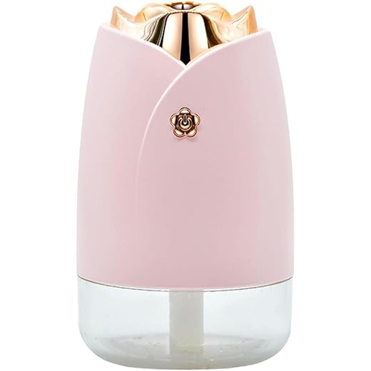 CALANDIS Portable Rose Humidifier Air Purifier Super Quiet for Home Baby Room Car Pink | Humidifiers | Heating, Cooling & Air | Home Improvement