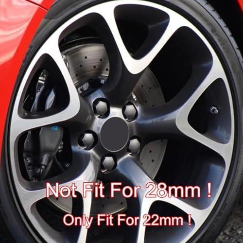 Tornillos de rueda de 22 mm con tapa protectora gris para Opel Insignia 5