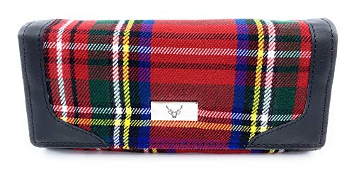 TARTAN TWEEDS Royal Stewart - Cartera larga para mujer, diseño de tartán