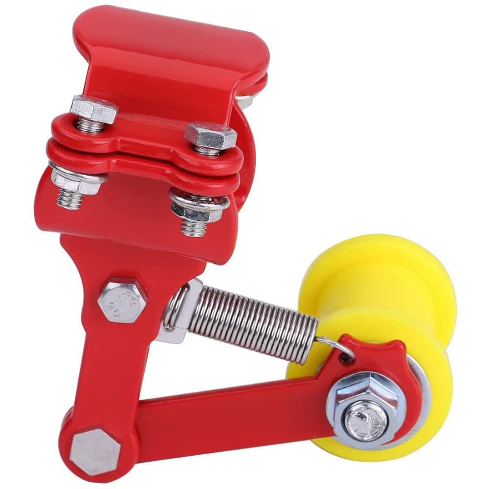 Moto Catena Regolatore Tendicatena Regolatore Automatico Alluminio Rosso Per Motocross Dirt Bike ATV