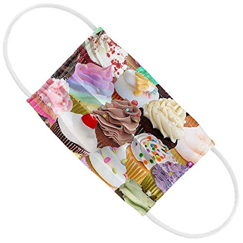Popfunk Cupcakes Kids 1-Ply Reusable Face Mask Covering