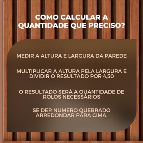 Papel De Parede Madeira Adesivo Ripado 10 Metros Lavável 3d