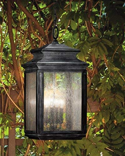 Kichler 49505Wzc Wiscombe Park Outdoor Pendant 4-Light, Weathered Zinc #TOP1