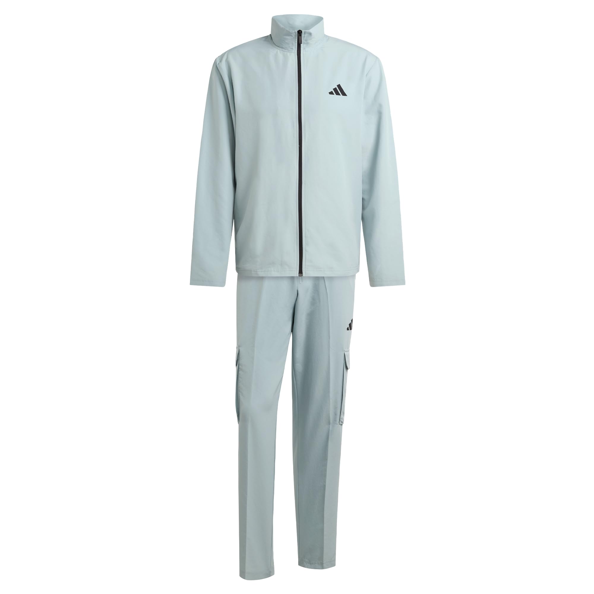 adidas Herren SPORTSWEAR WOVEN CARGO TRACKSUIT, Wonder Sage, XXL