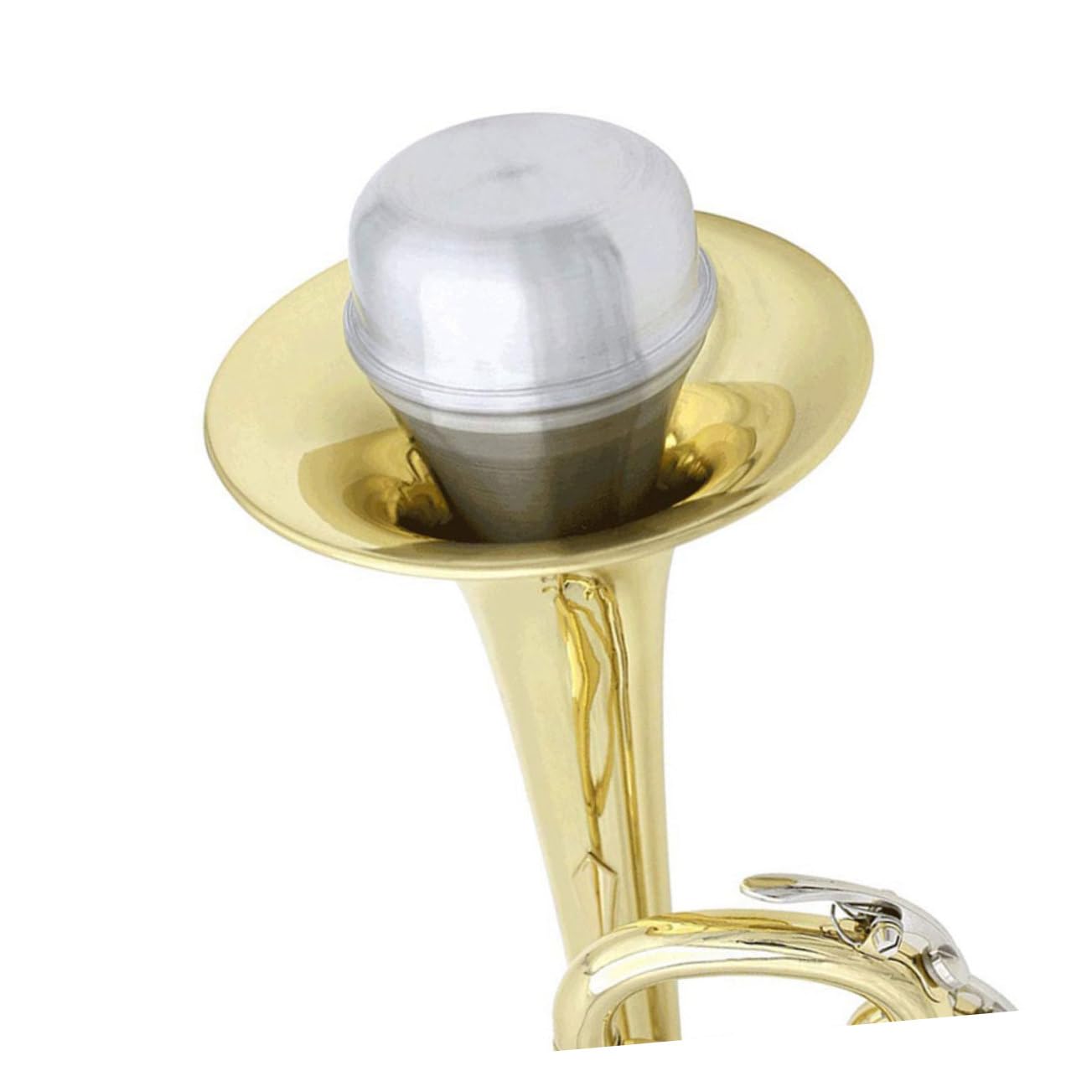 HEMOTON Sordina Per Tromba in Alluminio Da 4 Pezzi Sordina Per Trombone Leggera E Con Riduzione Del Rumore Nessun Attrezzo Extra Necessario Per Esercitarsi A Casa