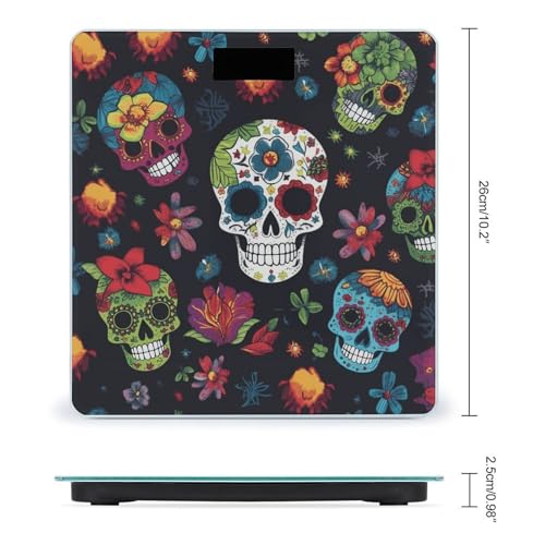 Báscula digital de baño JTREHY con pantalla LCD miniatura 2