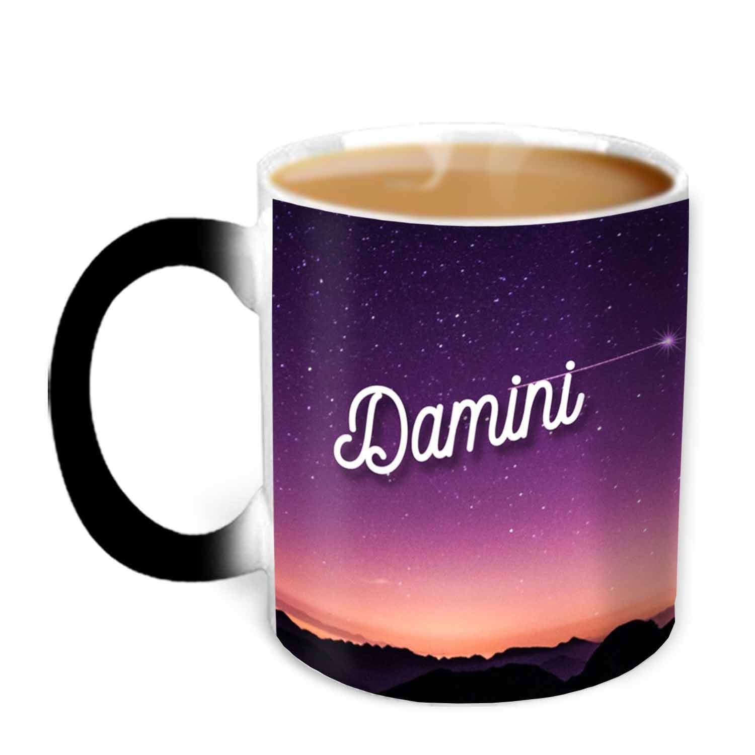 Hot Muggs® You're the Magic… Damini Magic Mug Personalised Name Ceramic, 315ml, 1 Unit