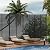 Trygoal Outdoor Privacy Screen 72" H×47" W HDPE Freestanding Decorative Privacy Panel Fence with Stand 6 Panel, Air Conditioner Fence Panels, Privacy Screen for Patio Backyard,Balcony, Pool