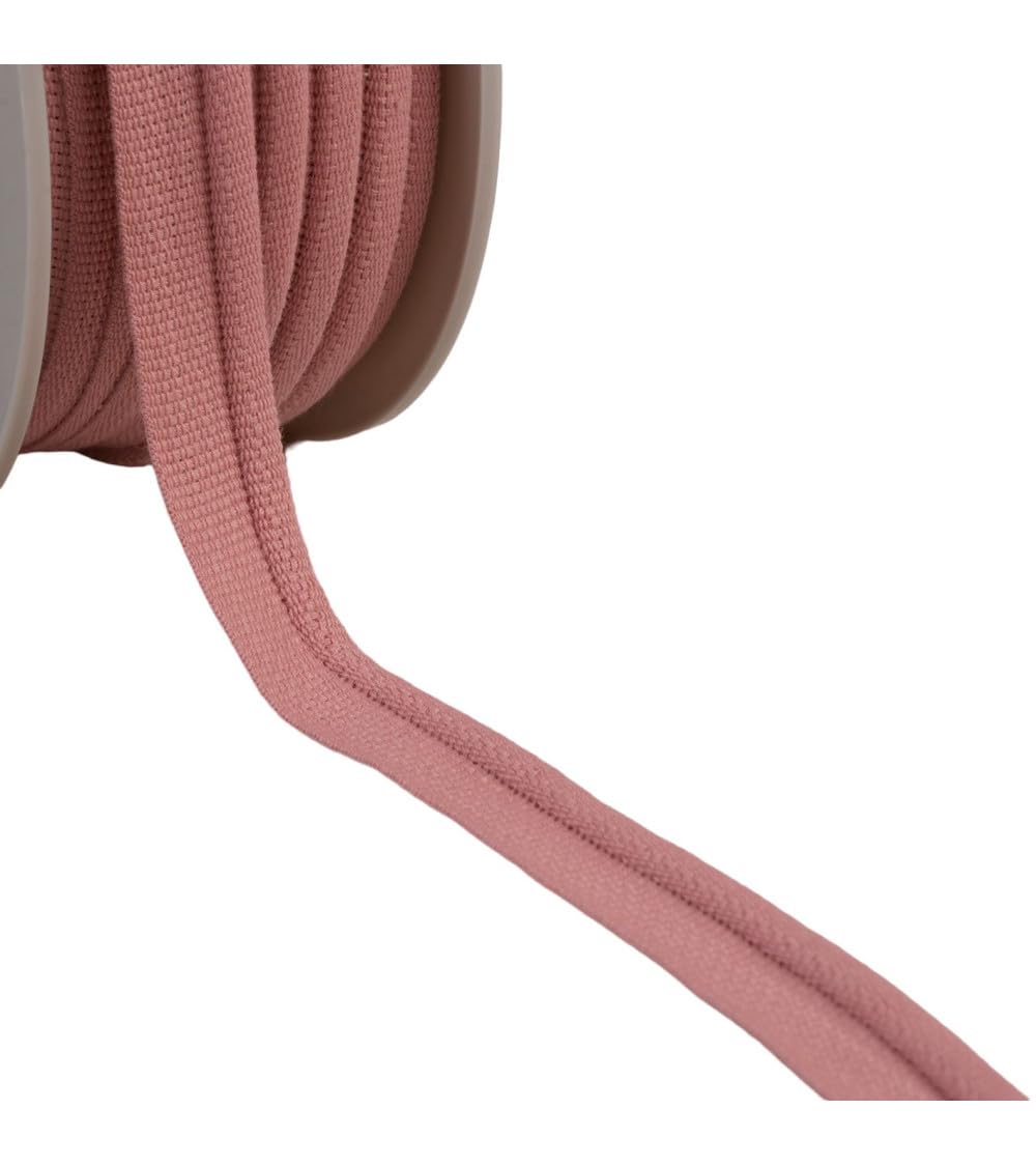 Bobine 20m Passepoil Cordon 5mm Vieux Rose
