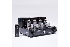 Muzishare R8 KT88/EL34 x4 Tube Amplifier Integrated AMP Power Amplifier Headphone Replaceable Basic Meter